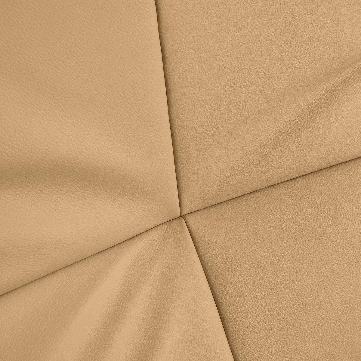 Relaxsessel Sitting 2 Taupe - Taupe/Chromfarben, MODERN, Leder (70/111/80cm) - Premium Living