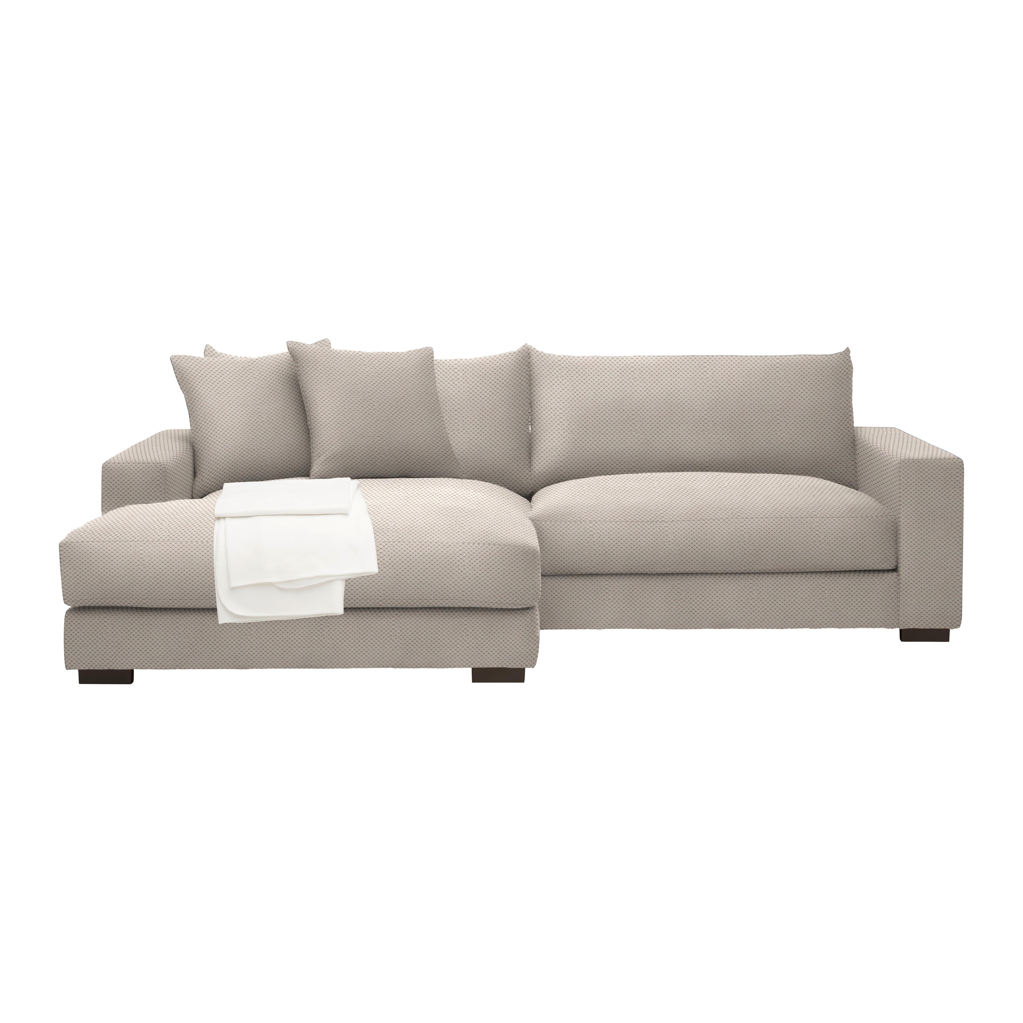Ecksofa Pedro Creme - Creme, MODERN, Textil (180/83/265cm) - Mömax