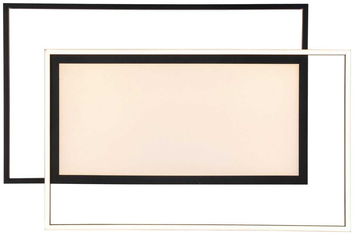 PANEL LED CONNY - czarny, Trend, tworzywo sztuczne/metal (80,8/52,8/6cm) - Novel