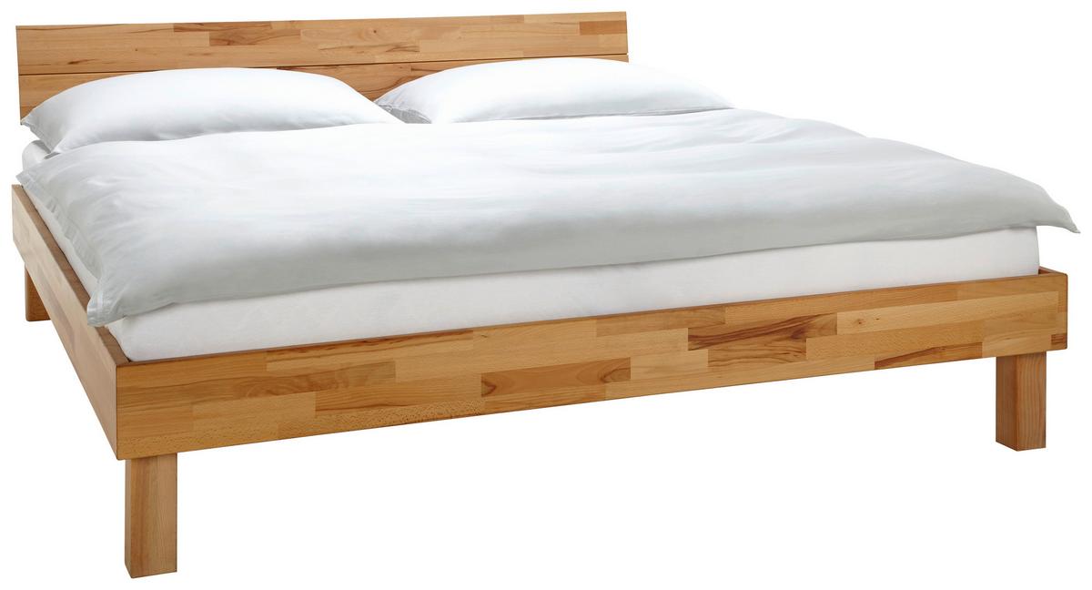 Bett Natura 160 New Naturfarben Ca. 160x200cm - Naturfarben, Konventionell, Holz (160/200cm) - Based