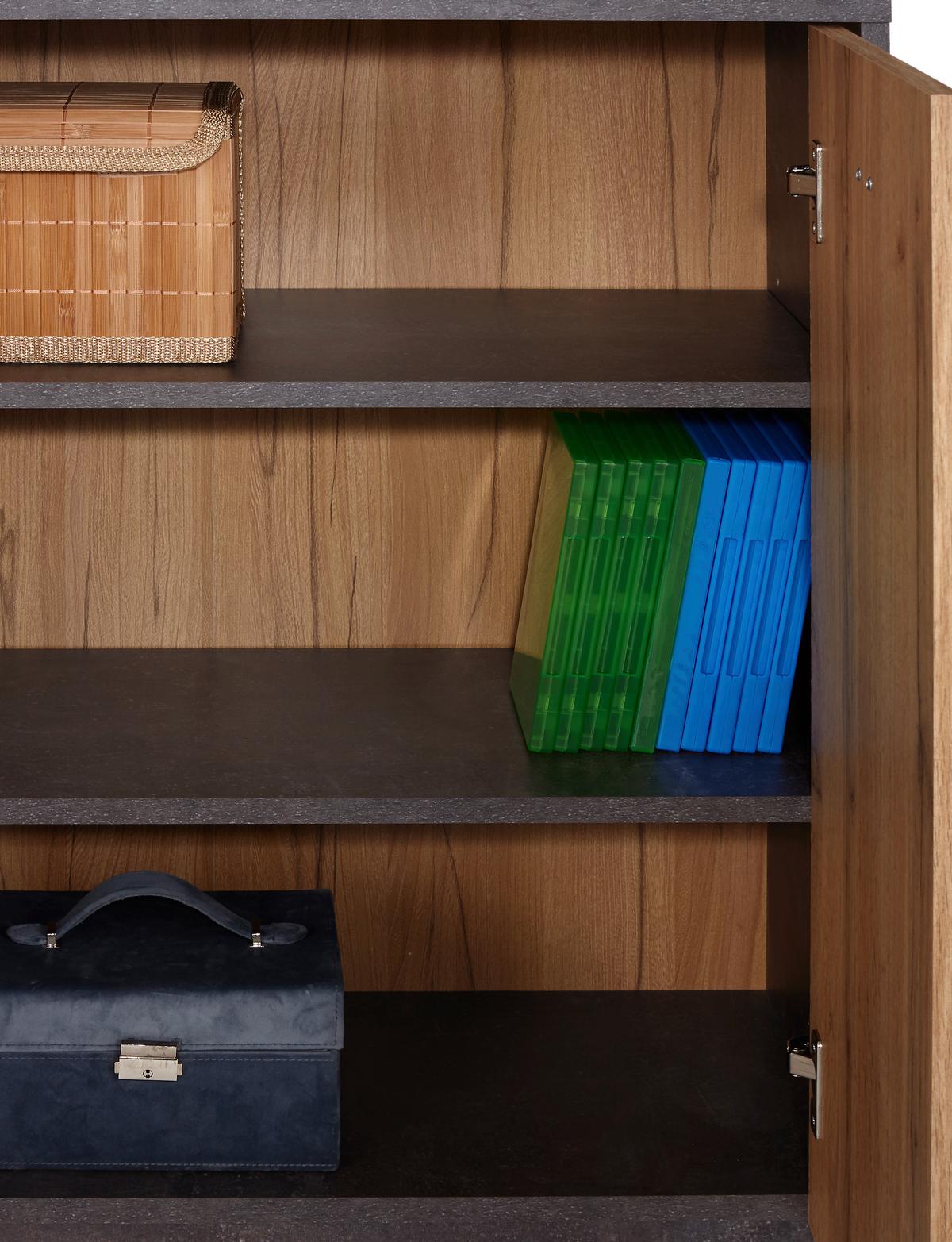 Comodă 4 YOU - culoare lemn stejar, Modern, material pe bază de lemn (74/85,4/34,6cm) - Modern Living