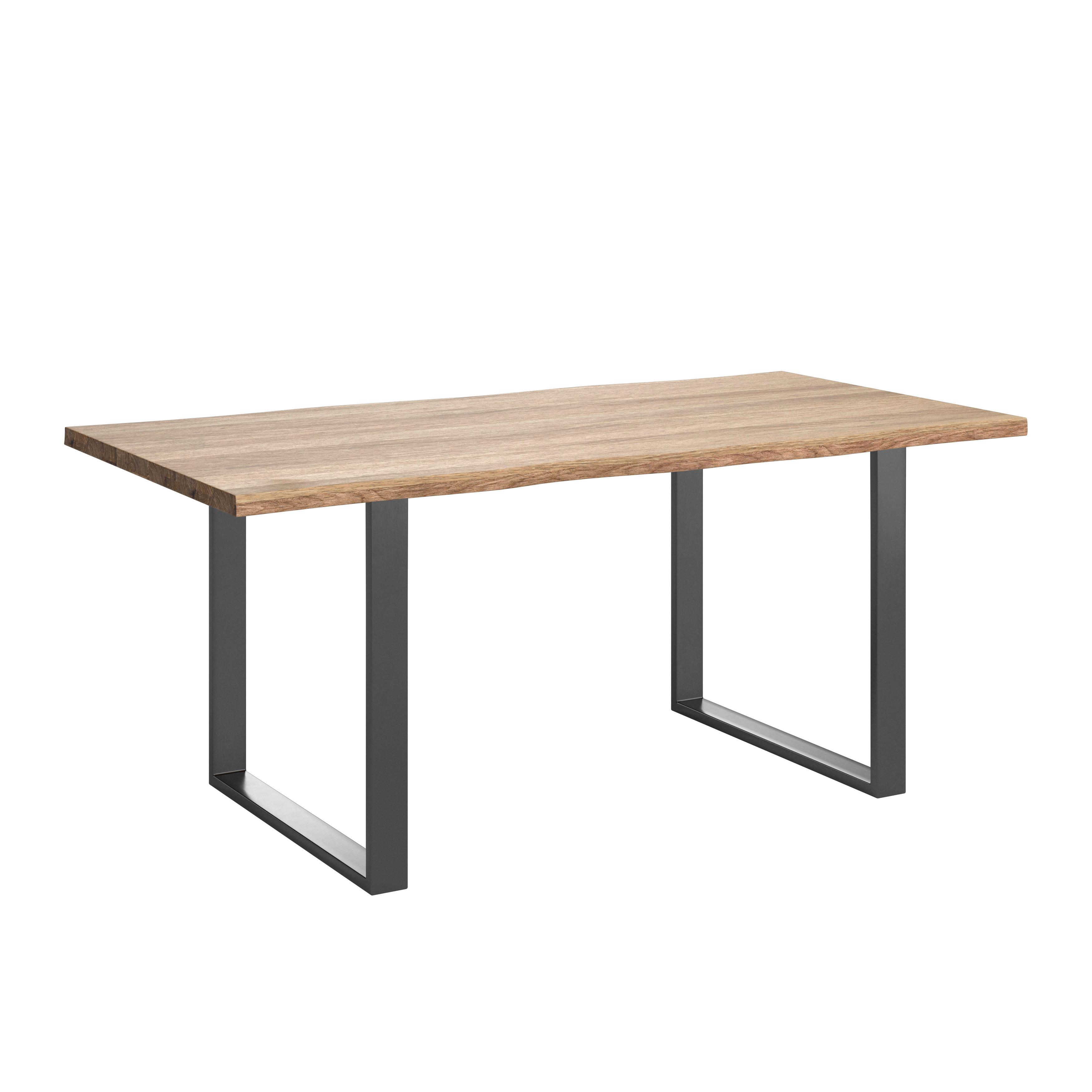 BORDSSKIVA NOAH - akaciefärgad, Modern, trä (160/3,8/90cm) - Mömax