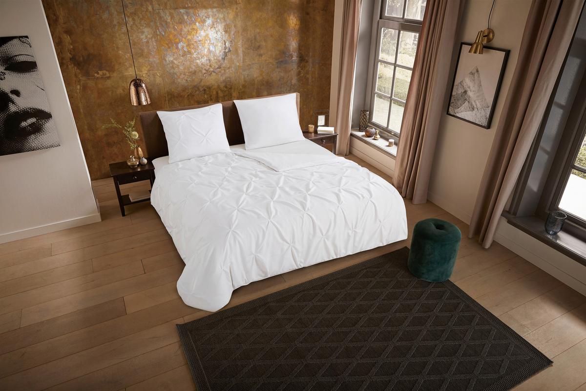 POŚCIEL ELEGANCE - biały, Basics, tkanina (135/200cm)