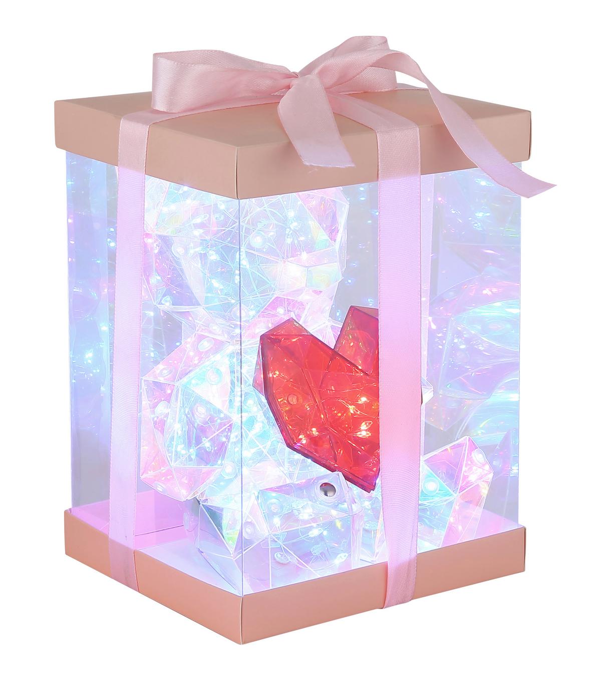 Stolna Punjiva Svjetiljka Brondar - bijela/prozirno, Trend, plastika (14/13/17cm) - Globo