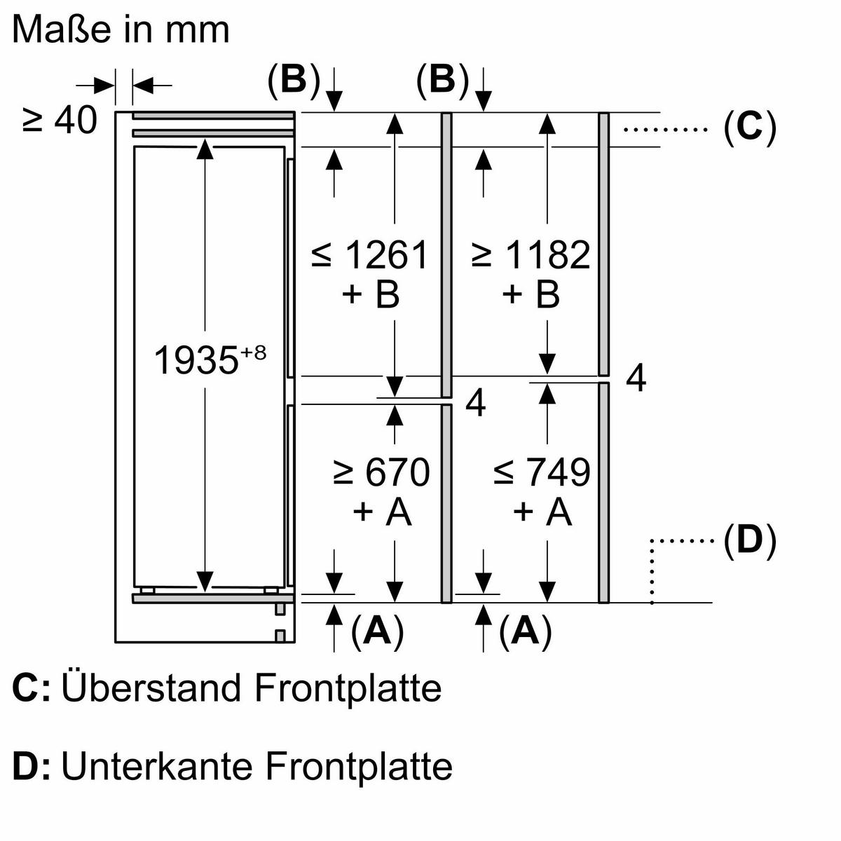 Kühl-Gefrier-Kombination KBN96NSE0 - Weiß, MODERN, Metall (69,1cm) - Bosch