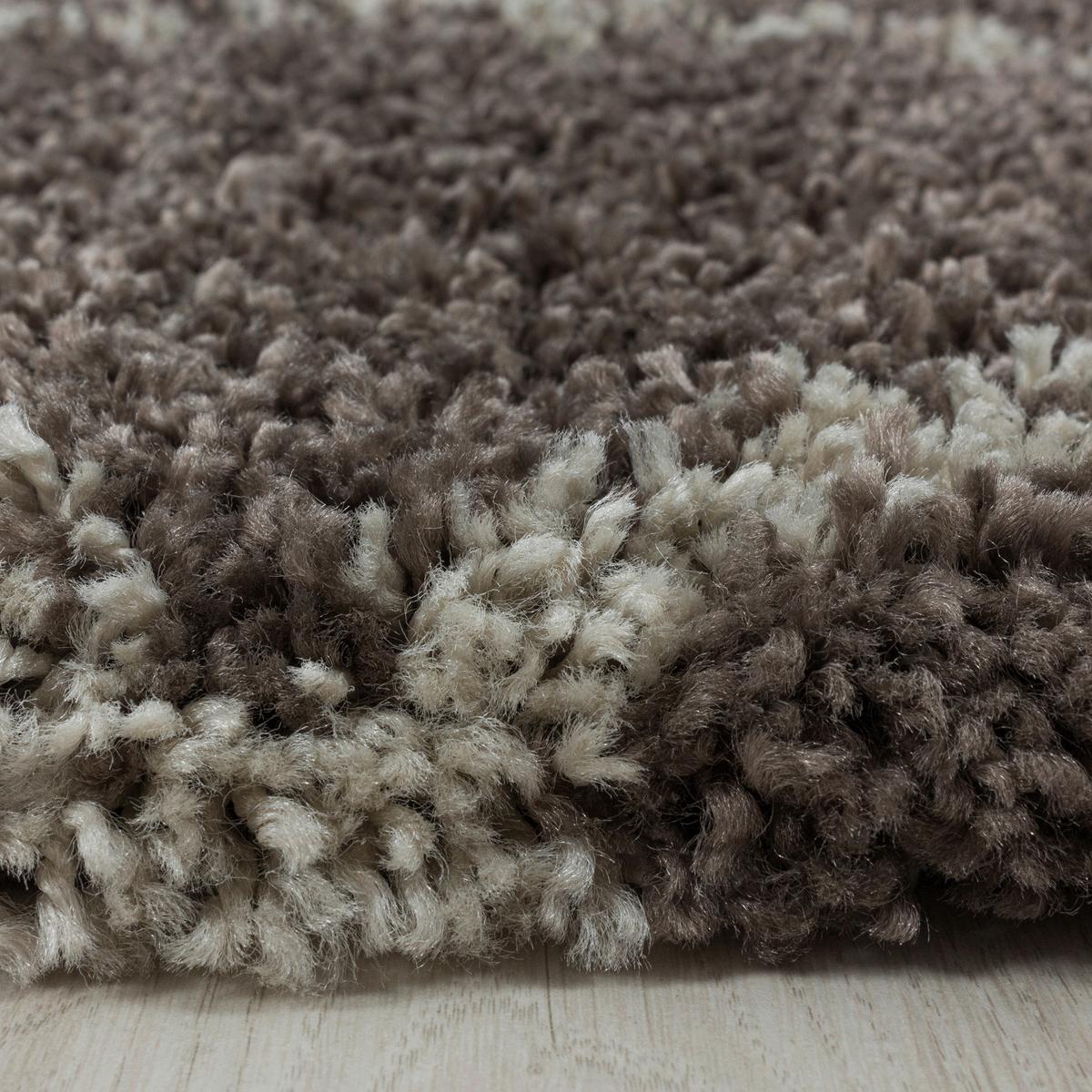 Hochflorteppich Alvor Taupe ca. 160x230cm - Taupe, Basics, Textil (160/230cm)