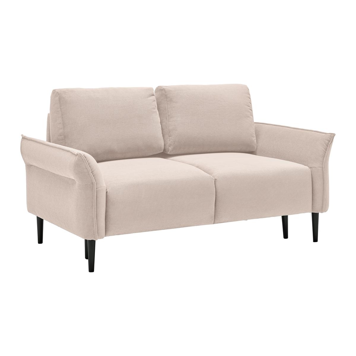 2-Sitzer-Sofa Custom Dunkelgrün - Dunkelgrün/Greige, MODERN, Holz/Textil (150/85/92cm) - Mömax