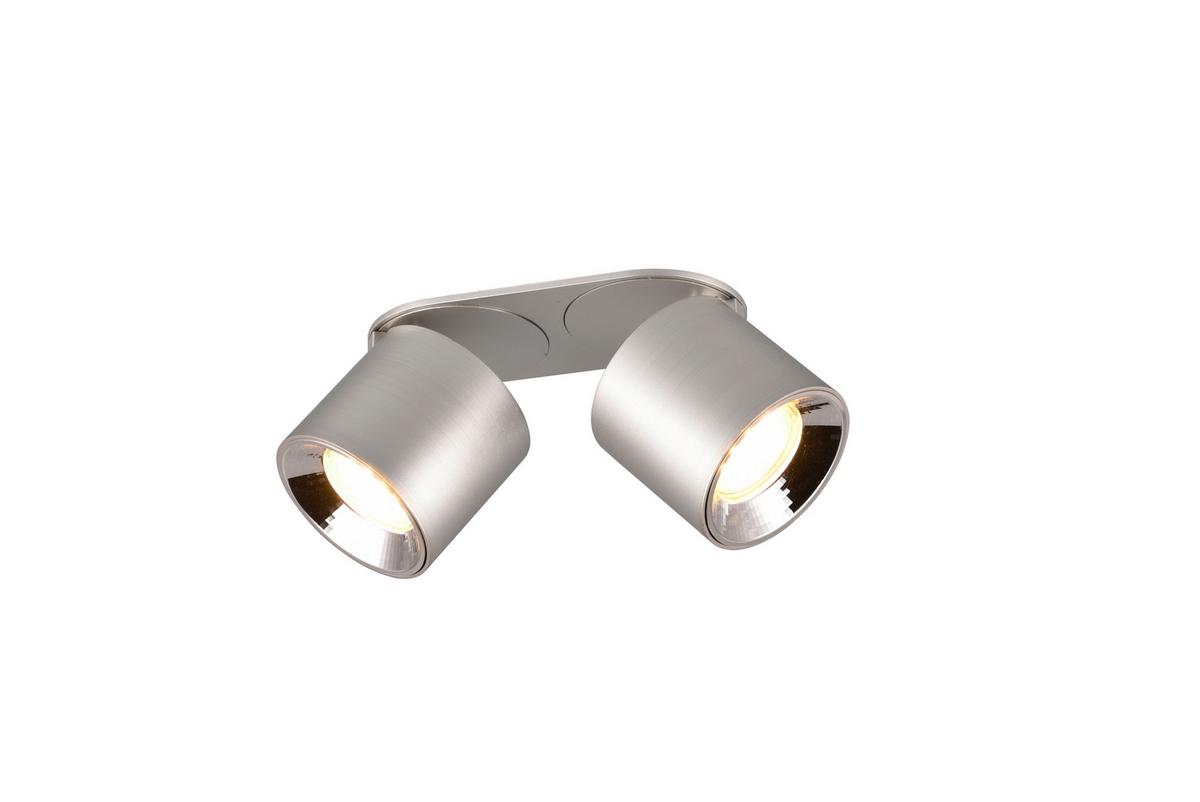 Strahler Guayana Nickelfarben max. 10 Watt - Nickelfarben, Basics, Metall (18/12/8,7cm) - Trio Leuchten