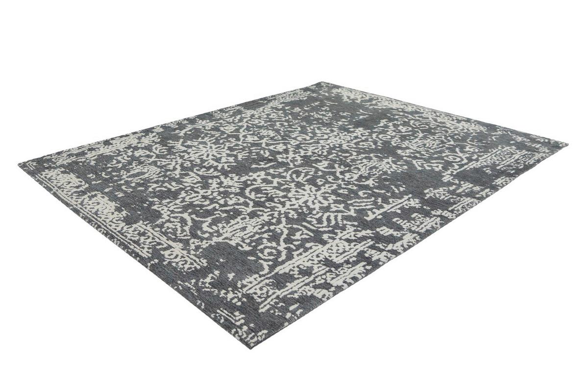 Flachwebeteppich River 130 Grau/anthr 120x170 - Anthrazit/Grau, Basics, Textil (120/170cm) - Kayoom