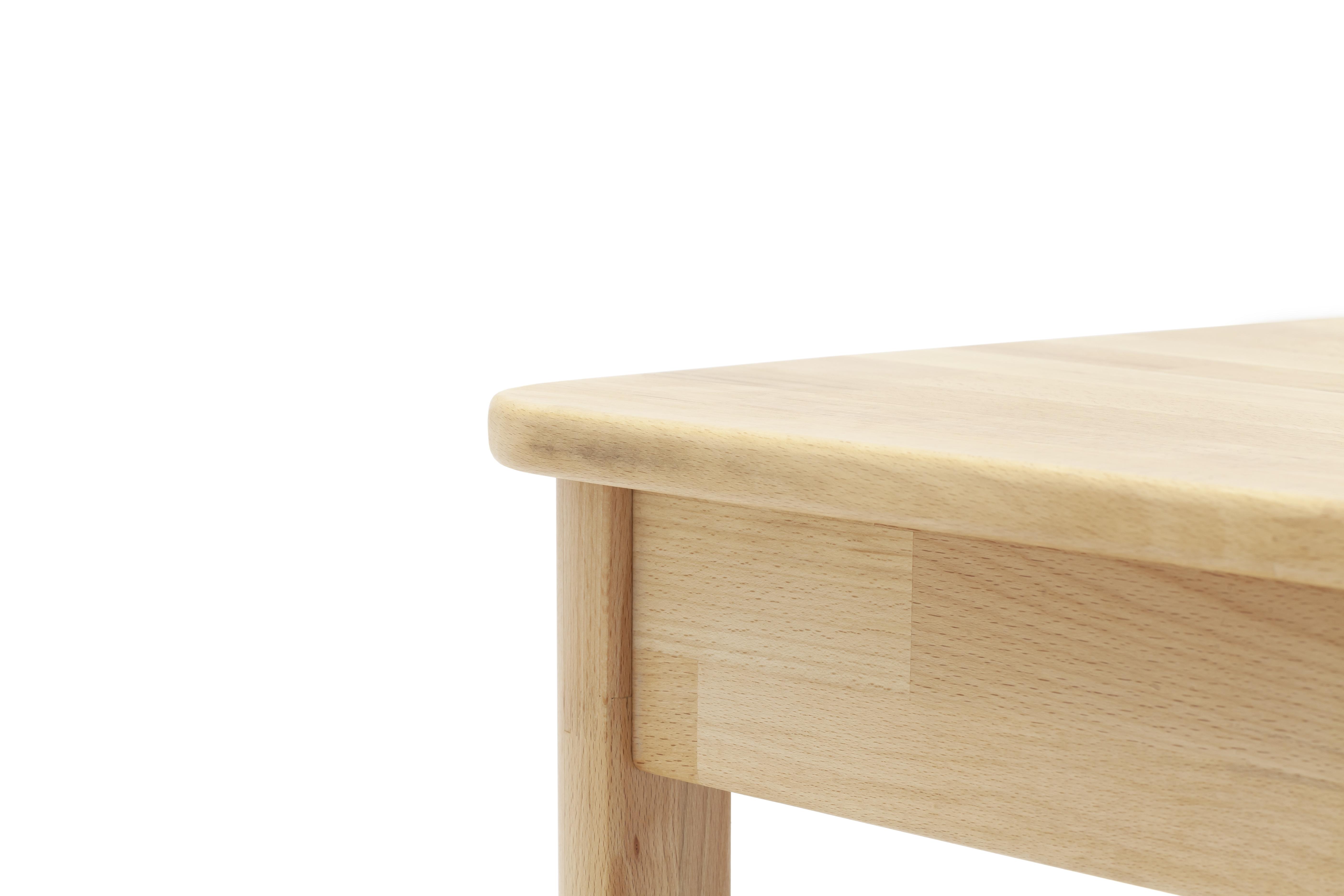 STÓŁ DO JADALNI OSKAR - buk twardzielowy, Konventionell, drewno (120/80/76cm) - MID.YOU