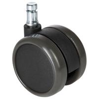 Set Kolesc Za Vrtljivi Stol Rolo Free, 5-Delni - črna, Basics, kovina/umetna masa (5/7/6,5cm) - MID.YOU