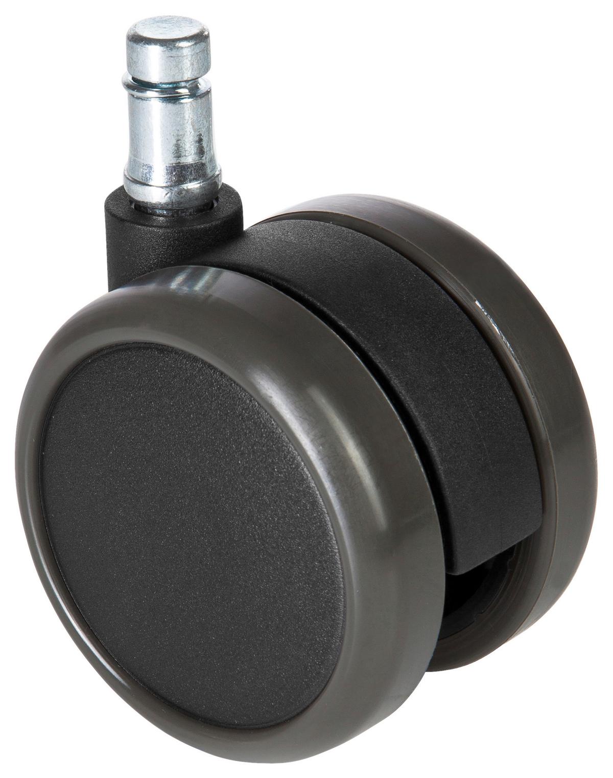 Set Kolesc Za Vrtljivi Stol Rolo Free, 5-Delni - črna, Basics, kovina/umetna masa (5/7/6,5cm) - MID.YOU