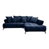 Coltar LARGO N - albastru închis, Modern, textil (262/184cm) - Modern Living