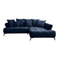 Coltar LARGO N - albastru închis, Modern, textil (262/184cm) - Modern Living