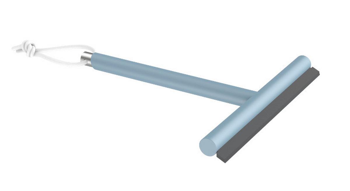 Duschabzieher Chris in Blau - Blau, MODERN, Kunststoff (20/20,6/2,1cm) - Premium Living