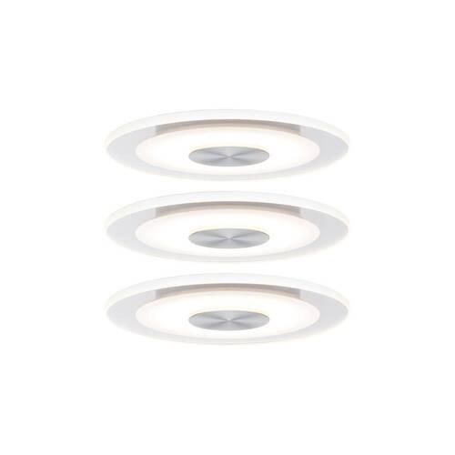 LED-Deckenleuchte EBL Whirl max. 5,5 Watt, 3-teilig - Basics, Metall (12cm) - Paulmann