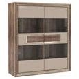 Nizka Vitrina Tiziano - siva/hrast, Moderno, kovina/umetna masa (133,7/155,4/43,5cm) - Mömax modern living Nizka Vitrina Tiziano - siva/hrast, Moderno, kovina/umetna masa (133,7/155,4/43,5cm) - Mömax modern living