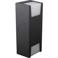 Kültéri Lámpa Tampa Kültéri Falikar - opál/sötétszürke, műanyag/fém (23.8/9.5/7.5cm)