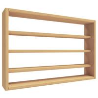 Gewürzregal Esaldi M ca. 60x40 cm Buchefarben - Buchefarben, Basics, Holzwerkstoff (60/40/10cm) - MID.YOU
