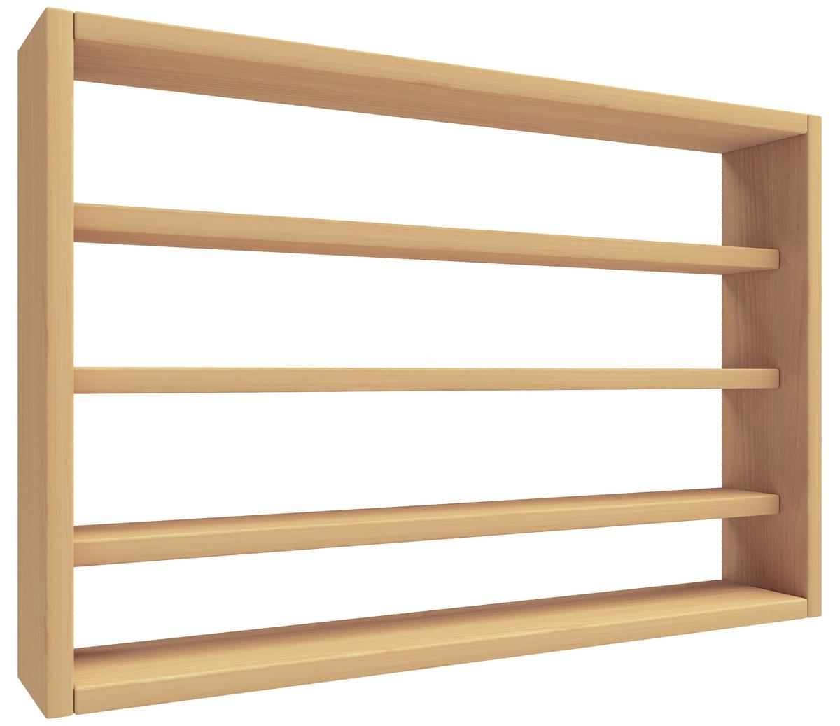 Gewürzregal Esaldi M ca. 60x40 cm Buchefarben - Buchefarben, Basics, Holzwerkstoff (60/40/10cm) - MID.YOU