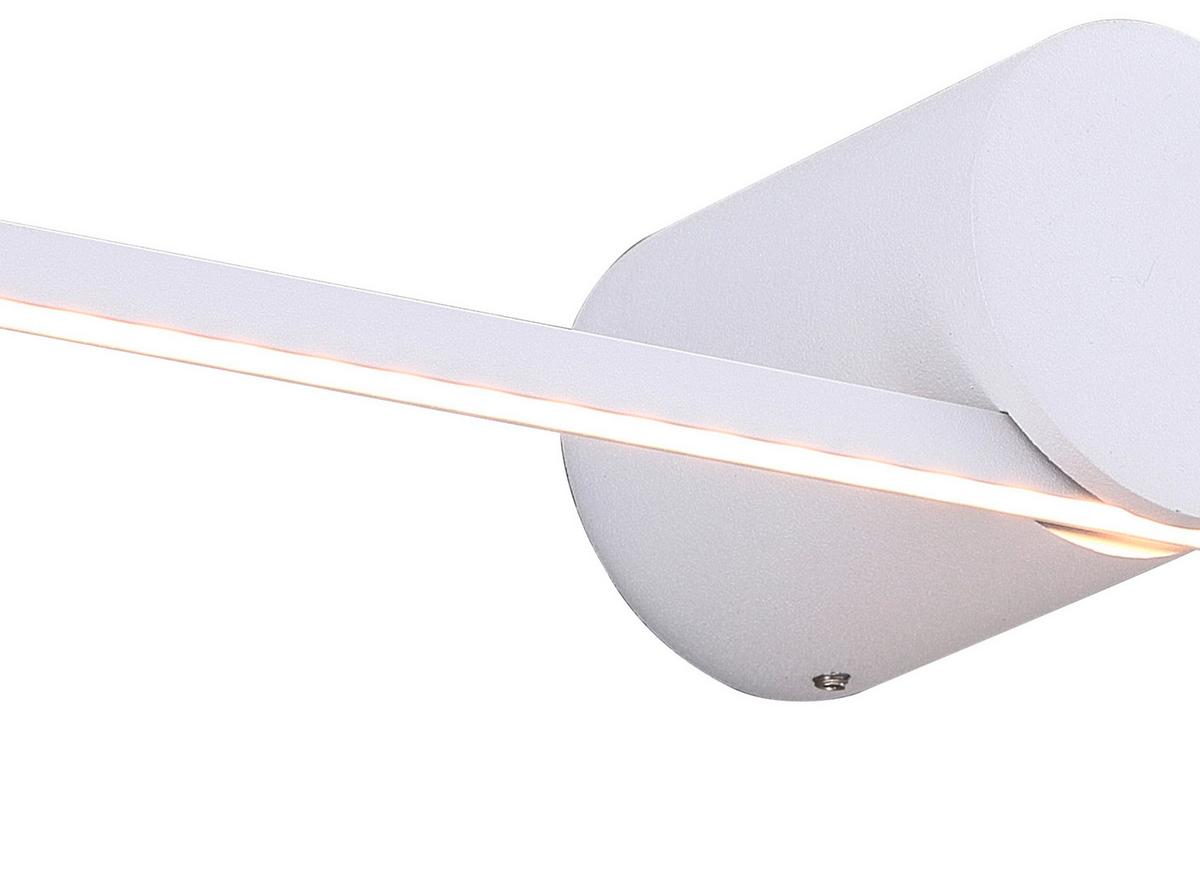 Badezimmer-wandleuchte Lp-777/1w M Wh Modern Slim - Weiss, Basics, Metall (5.5/40/7cm)
