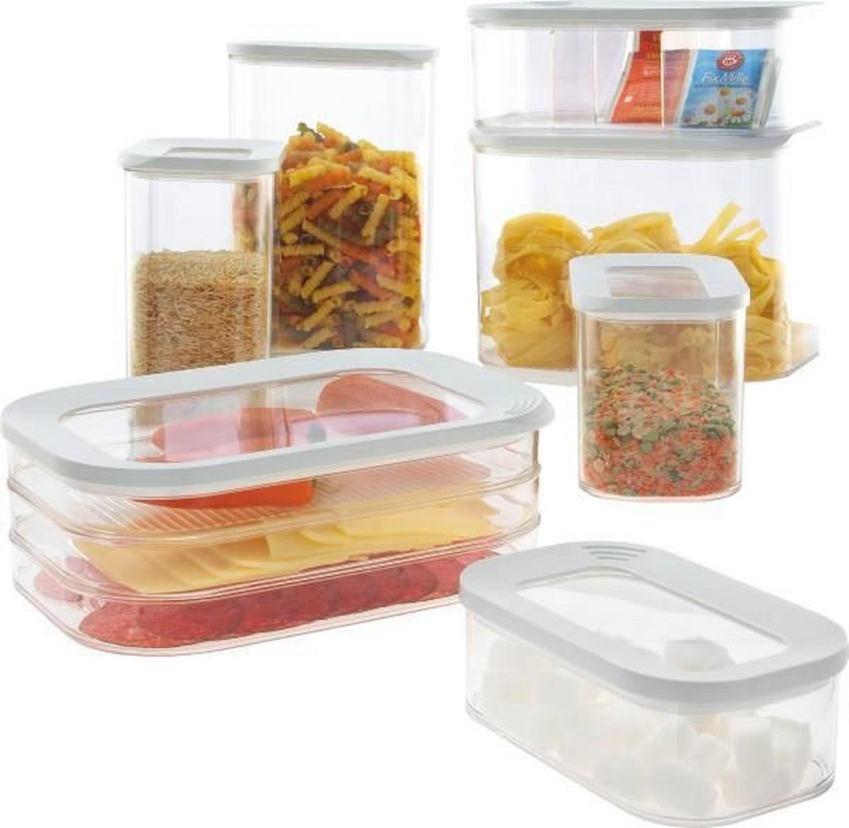 POJEMNIK KUCHENNY 106922030600 - biały/przezroczysty, Basics, tworzywo sztuczne (175ml) - Mepal