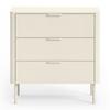 KOMMODE BRENDA - Kaschmir, MODERN, Holzwerkstoff/Metall (80/85/40cm) - Bessagi Home