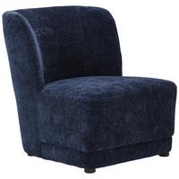 FOTEL POLSTER - niebieski, Design, drewno/tkanina (64/71/73cm) - MID.YOU