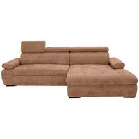 Kutna Garnitura Vegas - crna/terakota, Design, drvo/tekstil (294/173cm) - Modern Living