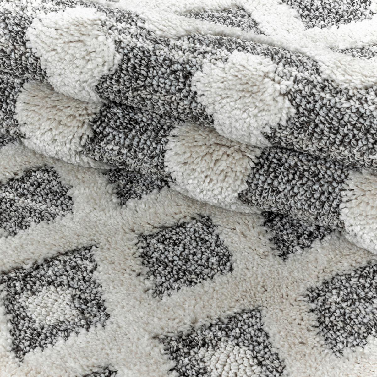 Webteppich Pisa Grau ca. 280x370cm - Grau, KONVENTIONELL, Textil (280/370cm)
