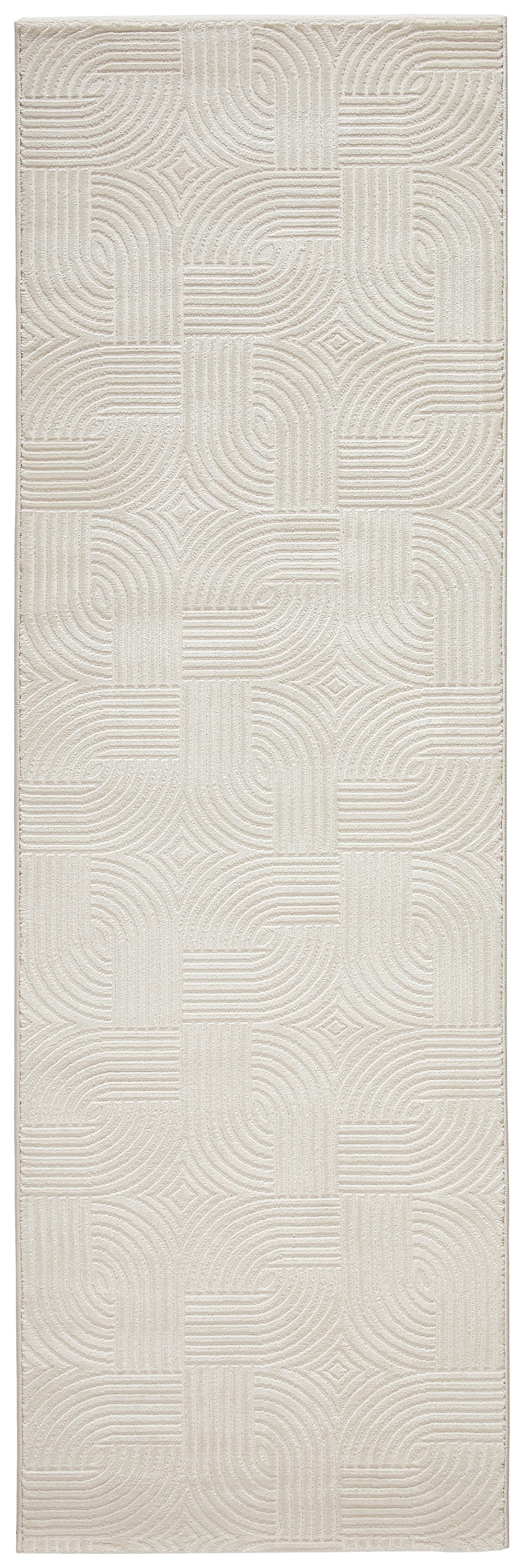 Tekač Sahara, Krem Barva, 80x250cm - krem barve, Design, tekstil (80/250cm) - Novel