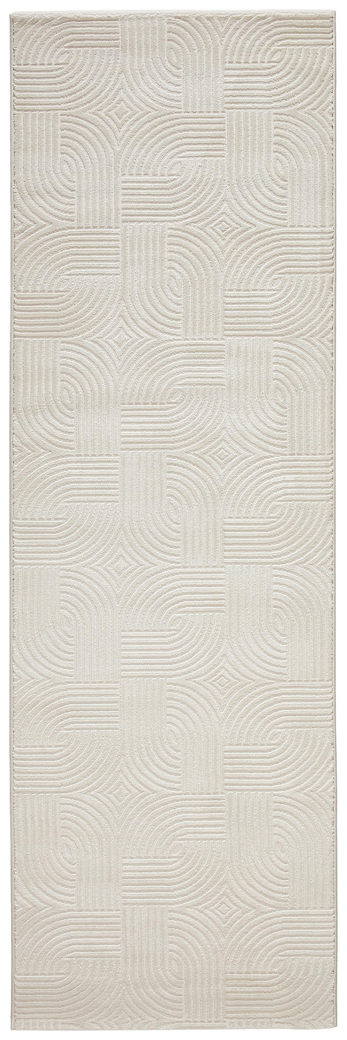 Tekač Sahara, Krem Barva, 80x250cm - krem barve, Design, tekstil (80/250cm) - Novel