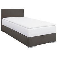 Tapecirani Krevet Cosi - boje kroma/antracit, Konvencionalno, drvo/metal (100/200cm)