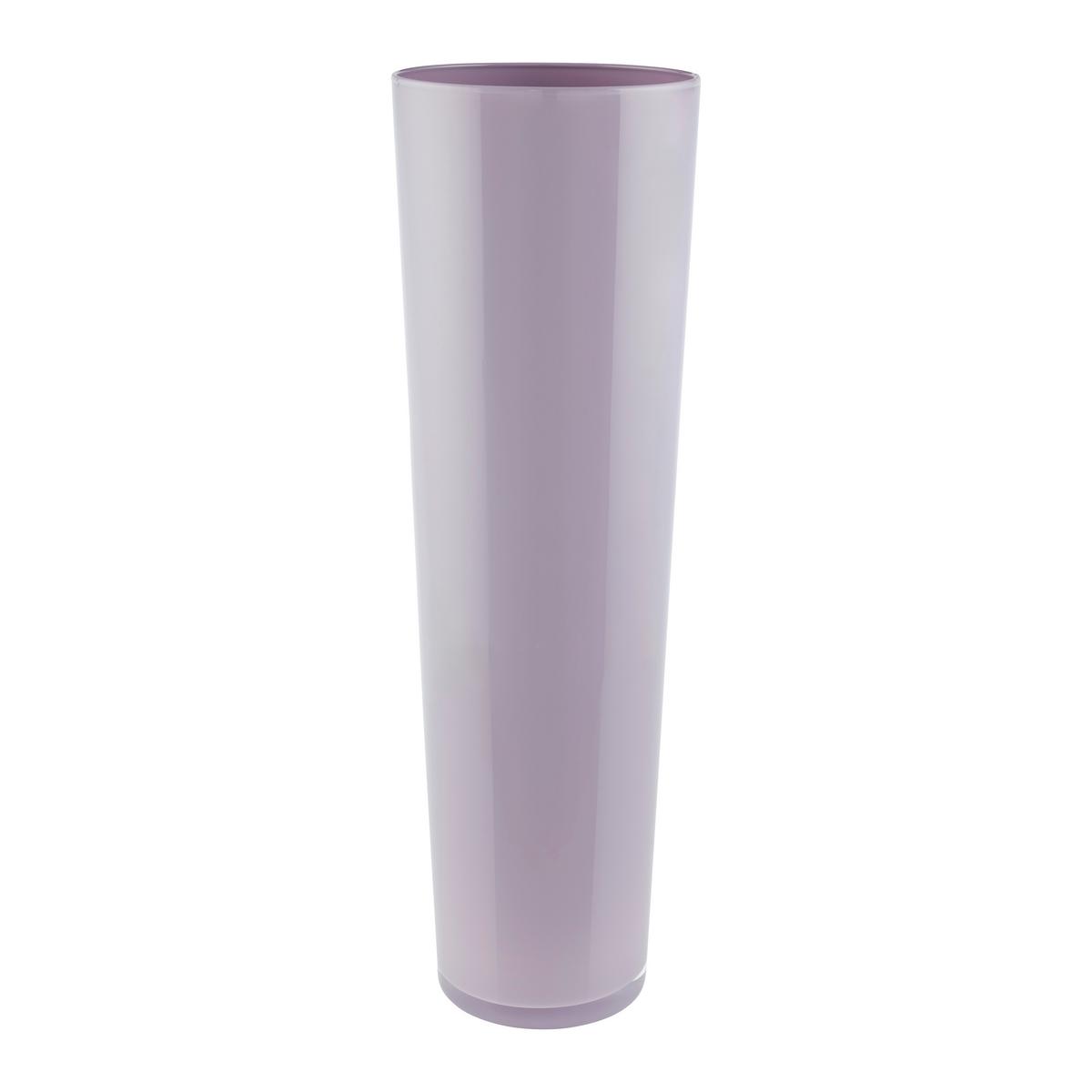 Vază Loretta cca. 50 cm - liliachiu/alb, Konventionell, sticlă (17/50cm) - Mömax