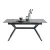 UTDRAGBART BORD VERONA - svart/antracit, Modern, metall/keramik (160-205/91/76cm) - Mömax