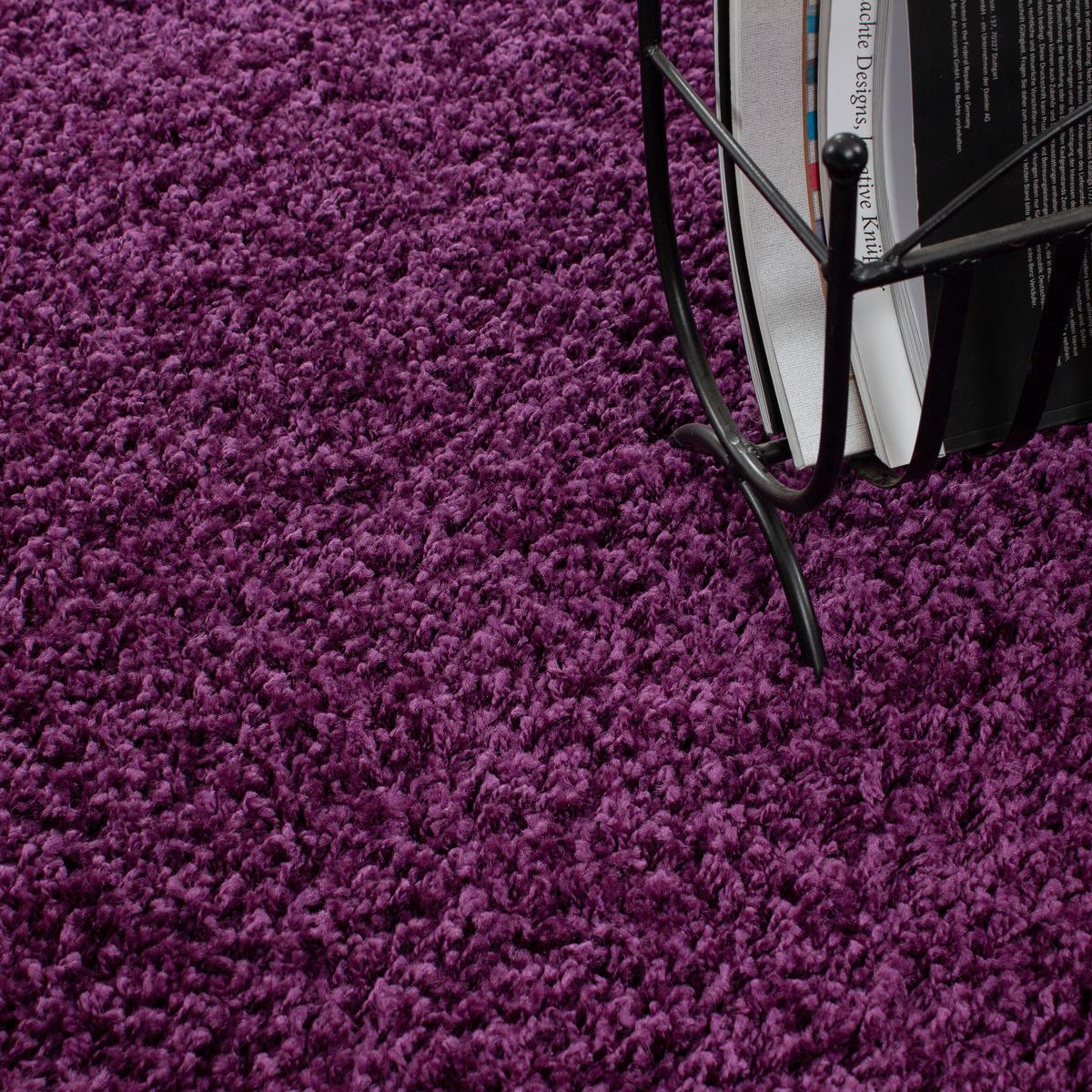 Hochflorteppich Life Lila ca. 240x340cm - Lila, KONVENTIONELL, Textil (240/340cm) - Novel