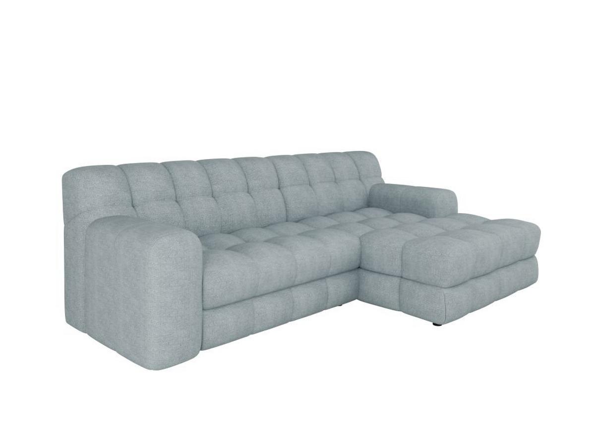 Kutna Garnitura Karl - plavkastosiva/crna, Moderno, tekstil/plastika (287/169cm) - Modern Living
