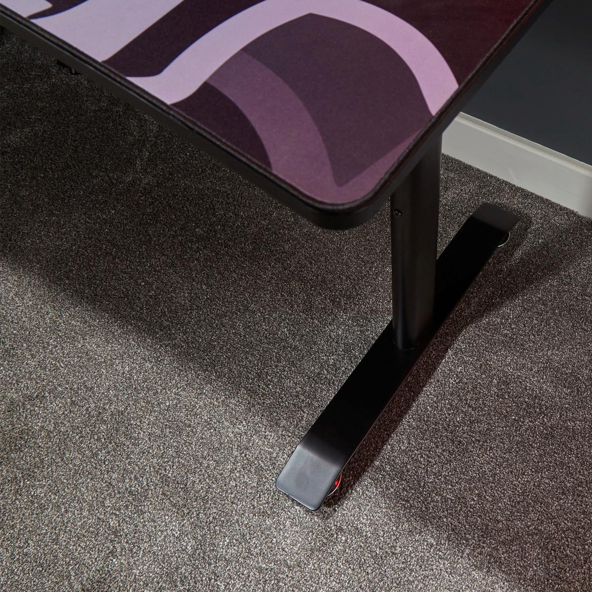 Gamingtisch Panther ca. 160,5x80x80cm Schwarz - Schwarz, MODERN, Holzwerkstoff/Metall (160,5/80/80cm) - X Rocker
