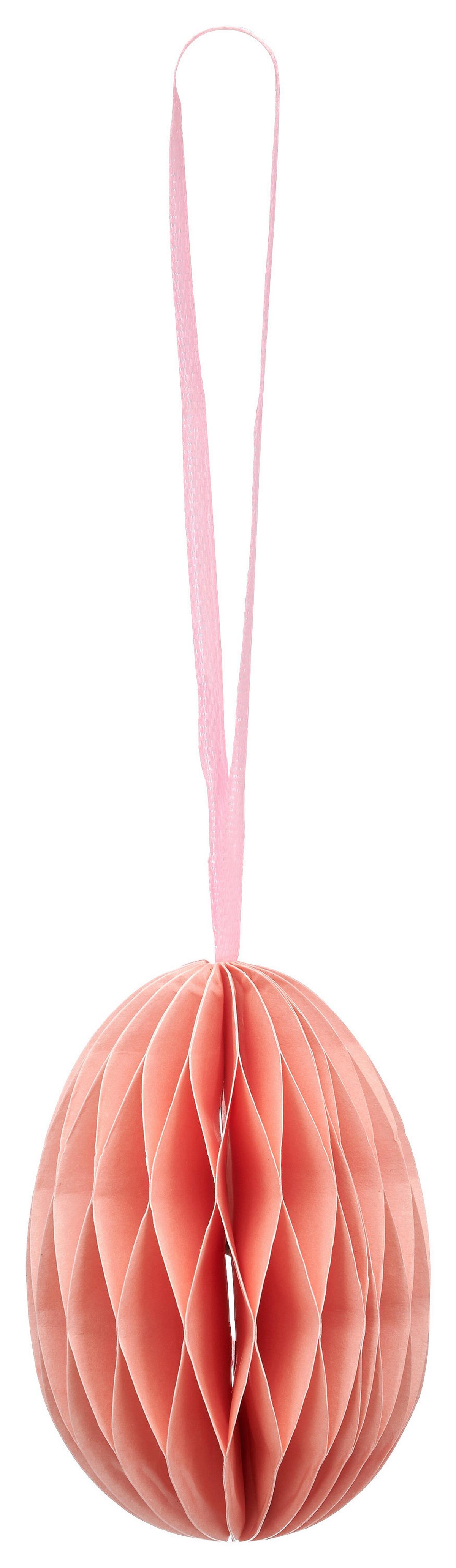 Dekohänger Paper I Gelb/Rosa/Flieder/Grün, 4 Stk. - Gelb/Pastellgrün, KONVENTIONELL, Papier (5/7/5cm) - Mömax