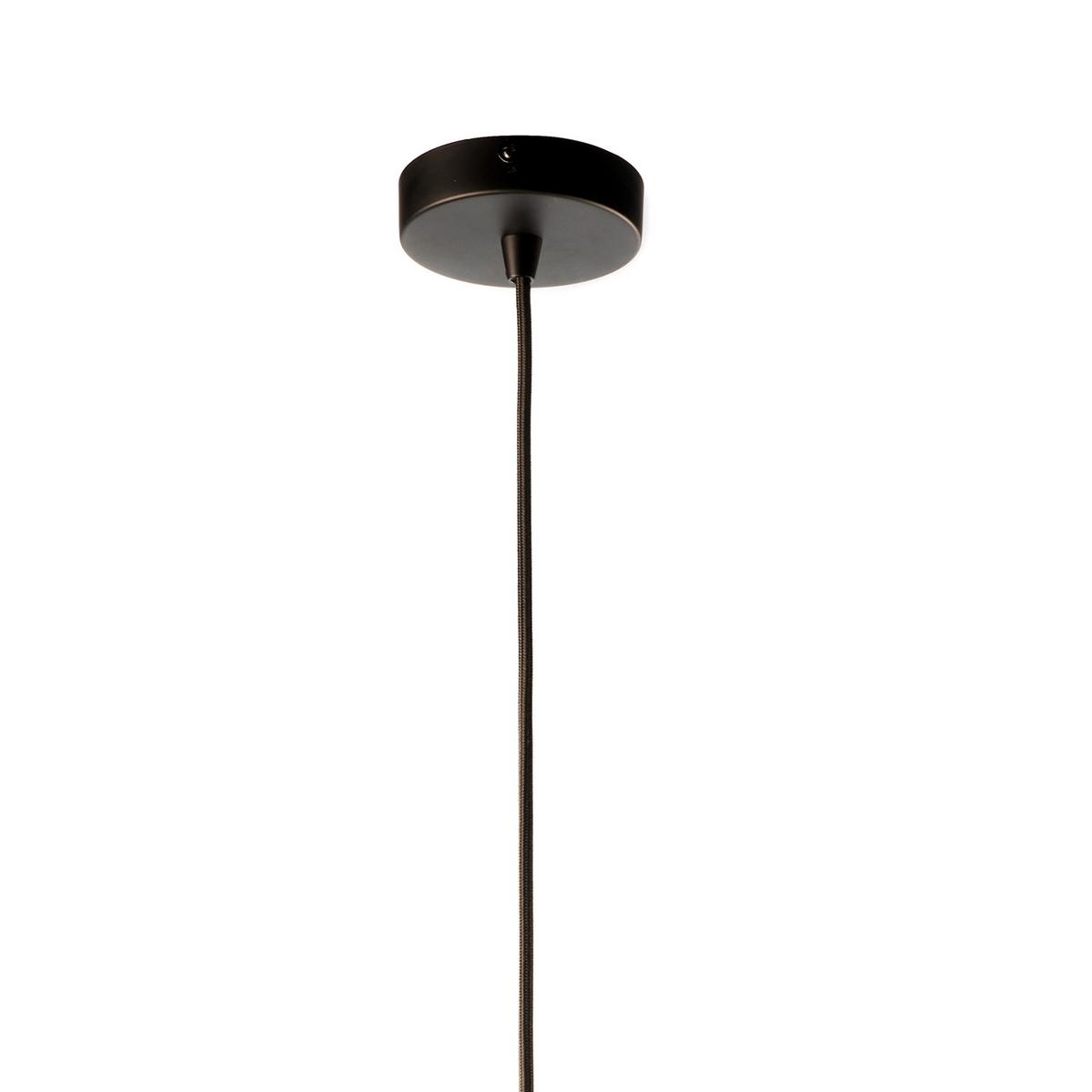 Hängeleuchte Golden Schwarz/Gold max. 22 Watt - Goldfarben/Schwarz, Natur, Metall (38/100cm)
