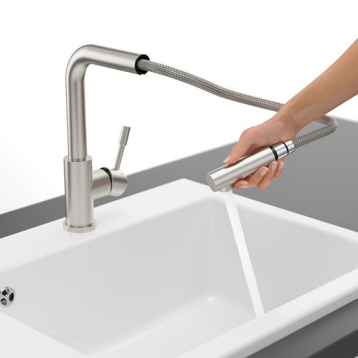 ARMATURA KUCHENNA 969701LC VILLEROY&BOCH - kolor stalowy, Basics, metal (4,5/30,5/27,5cm) - Villeroy & Boch