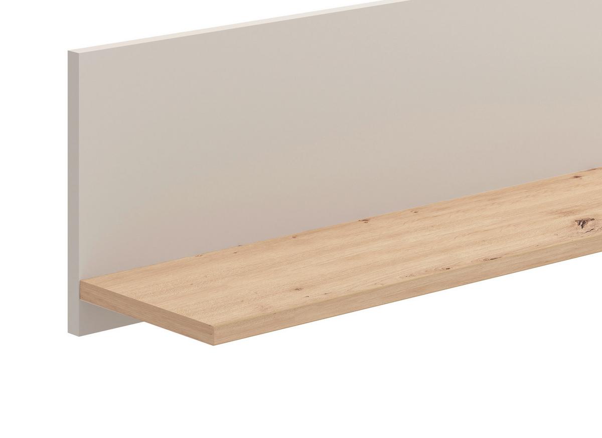 Wandboard Essex KSM Kaschmir-/Eichefarben - Kaschmir/Eiche Artisan, MODERN, Holzwerkstoff (137/24/19cm) - P & B