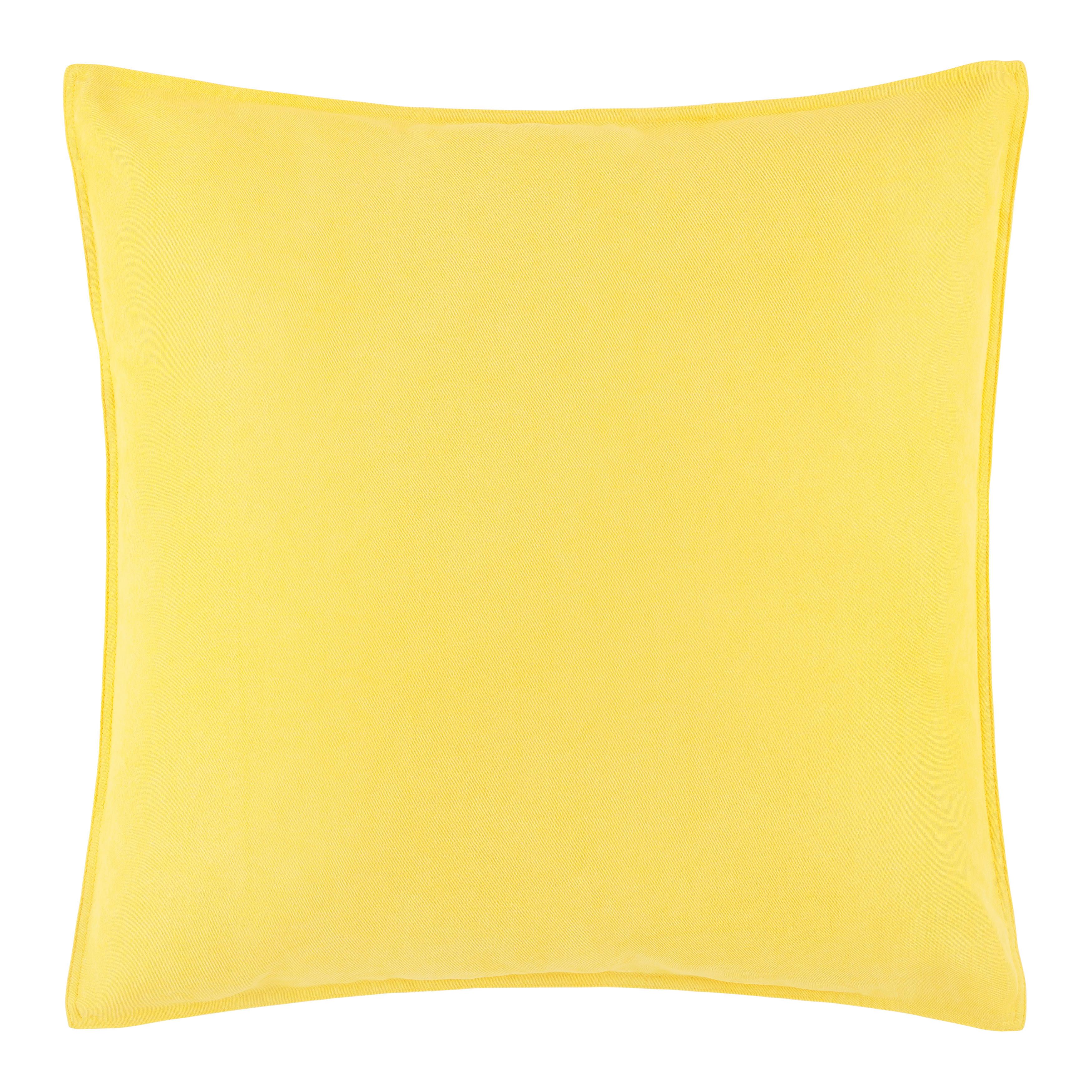 Zierkissen Nathi in Gelb ca. 60x60cm - Gelb, KONVENTIONELL, Textil (60/60cm) - Mömax