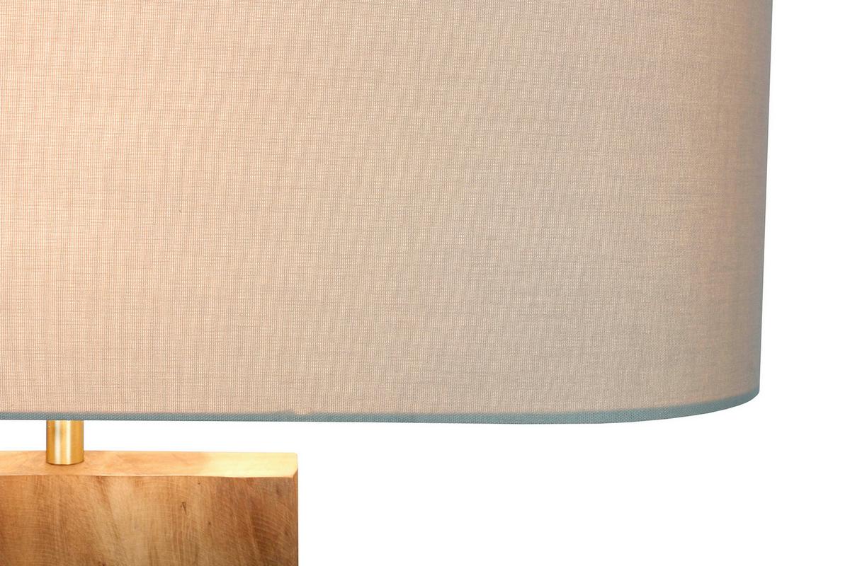 Stoječa Svetilka Acacia - črna/bela, Design, kovina/tekstil (40/171/20cm) - P & B