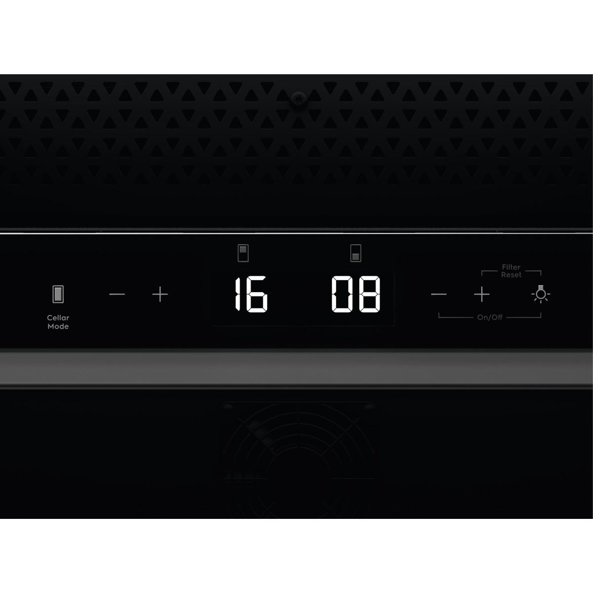 Weinkühlschrank NSW8D826GT Schwarz - Schwarz, Glas/Metall (59,5/81,8/57,7cm) - AEG