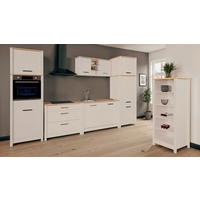 Küchenleerblock Bundle 9 o. Geräte Kaschmir - Kaschmir/Silberfarben, MODERN, Glas/Holzwerkstoff (430cm) - home24