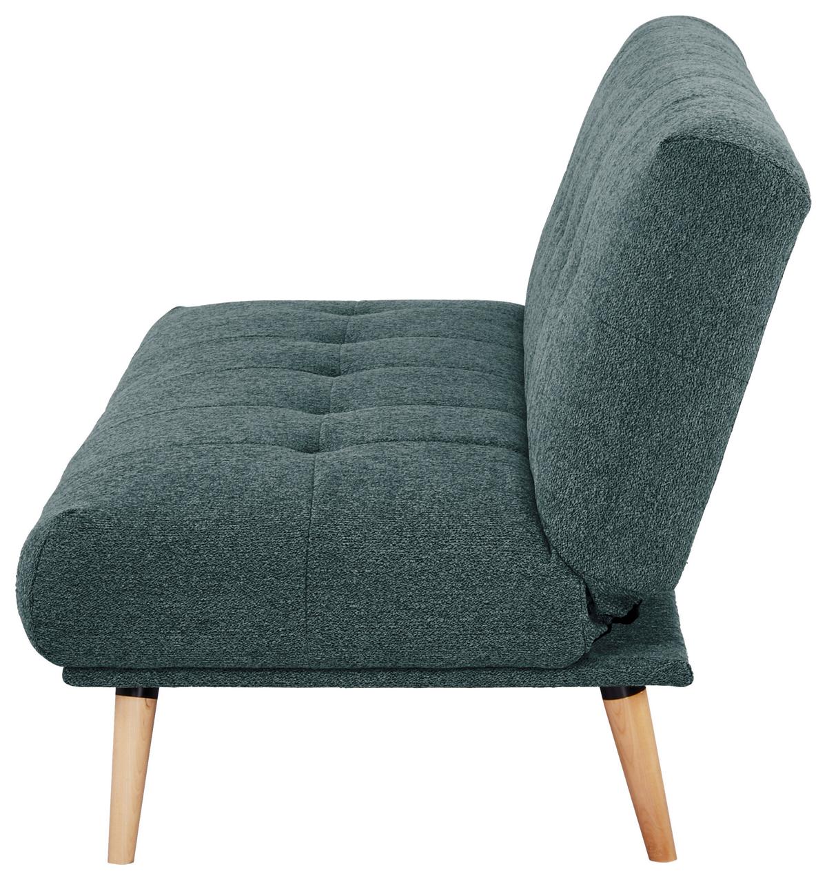 Fotelja Urbino - prirodne boje/plava, Moderno, drvo/tekstil (188/84/87cm) - Mömax