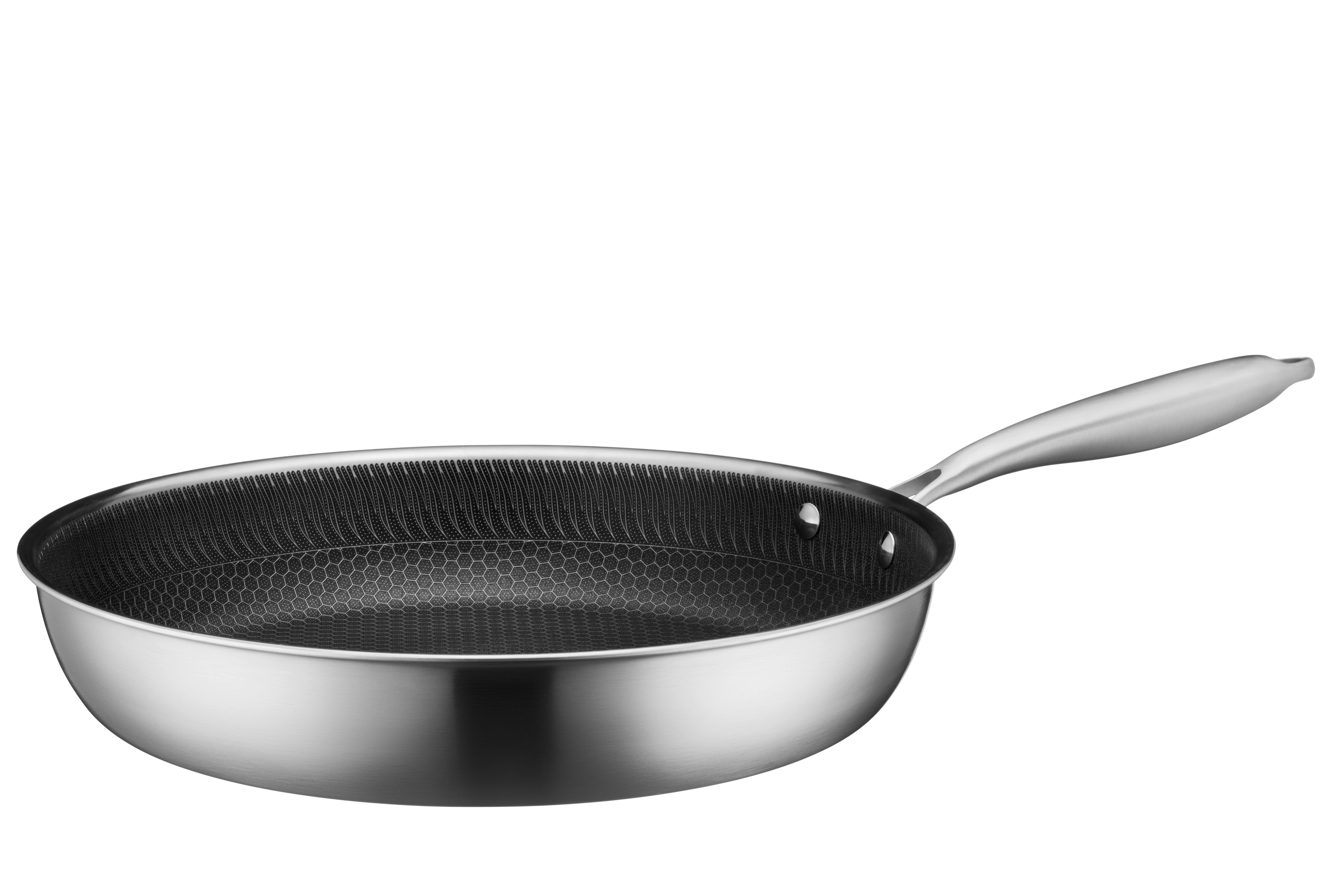 Bratpfanne 935597 Bratpfanne - Silberfarben/Schwarz, Basics, Metall (32/6cm) - Mäser