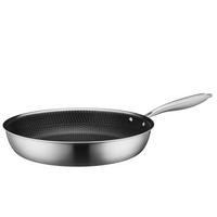 Bratpfanne 935597 Bratpfanne - Silberfarben/Schwarz, Basics, Metall (32/6cm) - Mäser