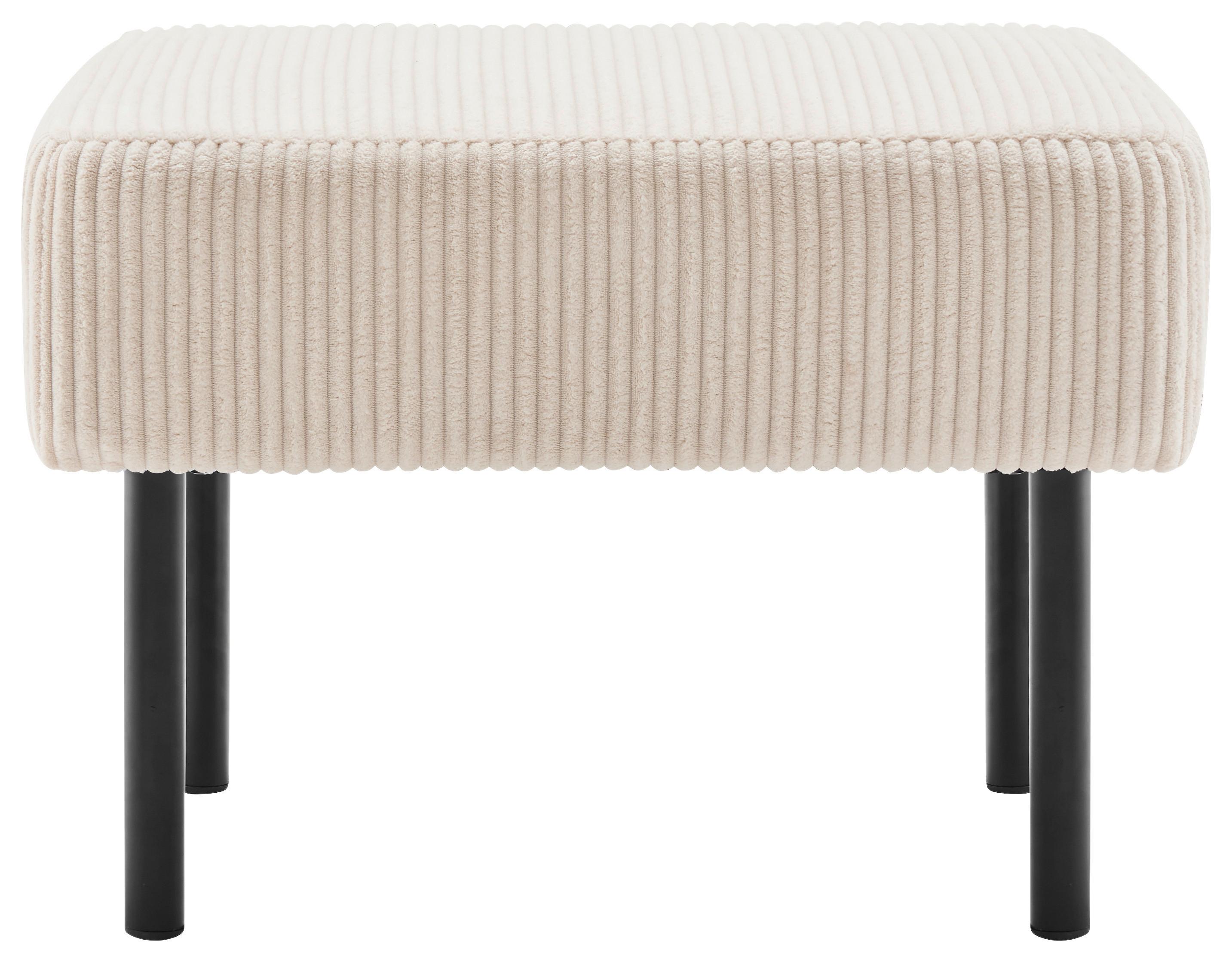 Ülőke Miami - bézs, Modern, textil/fa (55/42/50cm) - Based